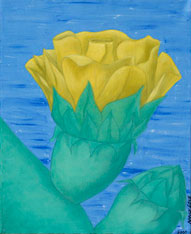 Oil Painting - Cactus Flower